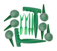 INOOMP Ensemble de 2 Outils de Plantation : Outil d’espacement des graines avec Distributeur de graines pour semis en Rangs et en Plateaux - planteuse de légumes Efficace et précise