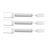 INOOMP Ensemble de 3 coupe-pastèques, fourchette à pastèque en acier