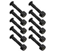 INOOMP Ensemble de 40 Vis et Écrous de Fixation M5×28mm pour Skateboard et Longboard, Matériel Robuste en Acier, Compatible Réparation Planche Roulette, Accessoire Montage Skateboard