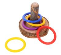 INOOMP 'entraînement pour Perroquets en Bois, pour Oiseaux pour Améliorer L'intelligence et Résoudre des Énigmes, Jeu Quotidien Santé Couleur Aléatoire
