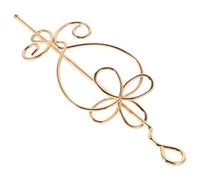 INOOMP Épingle à Cheveux Vintage en Métal Doré Préservation Nano Couleur, Design Rétro Élégant pour Mariage et Fête des Mères, Accessoires pour Cheveux Femme