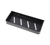 INOOMP Étagère Murale de Salle de Bain en Aluminium, sans Perçage, Noire | Installation Stable, Fixation sans Clou, Anti-chute, Forte Charge, pour Cuisines et Hôtels