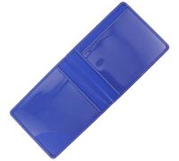 INOOMP Étui de Protection pour Certificat D'invalidité en Polyuréthane Rigide Bleu Foncé, Porte-Cartes D'identité et Cartes de Sécurité Sociale, Compact et Pratique pour Usage Quotidien