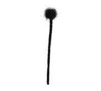 INOOMP Extensions Dreadlocks Cheveux Naturels Humains Noir Dreadlocks Permanents Légers et Respirants pour Hommes et Femmes Style Hip-hop Afro Reggae Coiffure Tressée Confortable et