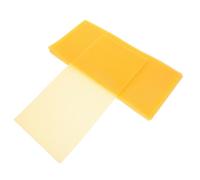 INOOMP Feuilles de Fondation de Ruche Réduit Difficultés en Apiculture Orange 10pcs en Cire d'abeille Naturelle Favorise la Construction Naturelle des Rayons