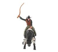 INOOMP Figurine de Taureau en Résine, Décor de Torero, Modèle Multicolore | Stabilité sur Bureau, Léger 76,77g, pour Salon et Centre de Table, Charme Médiéval