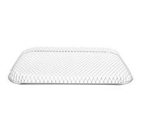 INOOMP Filet Acier de Inoxydable Multifonction Portable Barbecue | Chauffe Uniforme et Usage Sûr, Pratique et Antiadhésif, pour Extérieur, Famille, Pizza et Fruits Secs