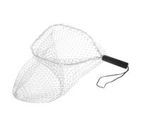 INOOMP Filet de Pêche Carré 30 Cm Épuisette Résistante à l'usure en Alliage Filet Portable pour Pêche en Rivière Lac et Camping Accessoire et Truite Remplacement