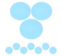 INOOMP Film Diffuseur pour Lampes LED 10 Pièces Autocollantes 15 Cm, Filtre Correcteur de Couleur Bleu Océan Résistant la Chaleur, Film pour Lumières D’ambiance, pour Plafonnier