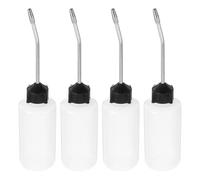 INOOMP Flacons Distributeurs d'Huile pour Machine à Coudre Bec Verseur Métallique et Bouchon Sécurisé, Lot de 4 Pièces 120 Ml, Lubrification Précise pour Machines Domestiques et