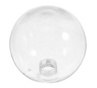 INOOMP G9 couvercle sphérique en verre transparent, abat-jour boule rond à visser, bouche 2 cm, remplacement facile, pour plafonniers et espaces commerciaux