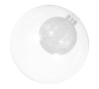 INOOMP Glass Lampshade Replacement Screw Socket Transparent Bean Shape Dome Cover For Chandelier Pendant Lights Stylish And Fit