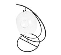 INOOMP Gobelet Suspendu en Verre Transparent Cocktail Coupe Ronde en Verre à Vin pour Bar et Fête 1 Pièce