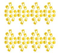 INOOMP Godets Hexagonaux Jetables pour Colle à Cils - 250 Pièces - Porte-colle Alvéolé pour Extensions de Cils, Structure Ventilée, Mini Pots Précis pour Maquillage Professionnel