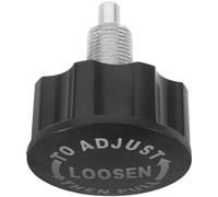 INOOMP Goupille Élastique en Fer Noir pour Vélo d'exercice, Bouton à Ressort Sphérique M16x22 Surface Lisse pour Ajustement Facile, Accessoire Fitness à Domicile