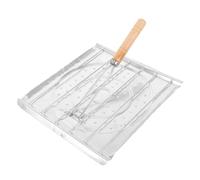 INOOMP Grill Rack Pliable Inoxydable pour Barbecue Support Multifonction pour Tortillas et Saucisses Cuisson Efficace Camping et Extérieur