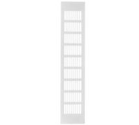 INOOMP Grille D'aération Ventilation Élégante Argentée Rectangulaire en Alliage D'aluminium Facile à Nettoyer, Simple pour Meuble et Placard pour Décoration Intérieure