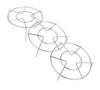 INOOMP Grille de Cuisson en Acier Inoxydable, Support à Œufs 3 Pièces Trépied Réglable, Diamètre 16 CM, Plateau Vapeur pour Cuisson la Vapeur Autocuiseur et Casserole