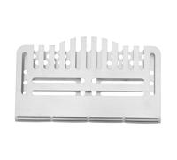 INOOMP Grille de Protection Anti-Graisses - Support de Grille de Barbecue, métallique empêchant Les Aliments de Tomber dans la Plaque de Cuisson arrière - Accessoires pour Gardien de But
