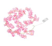 INOOMP Guirlande Lumineuse LED en Fleurs de Cerisier Roses, 2 m, Fleurs artificielles, éclairage d'ambiance décoratif pour Chambre, Noël et fêtes
