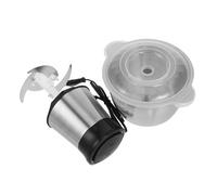 INOOMP Hachoir à Viande Électrique Vitesses Inox Multifonction pour Viande Légumes Ail et Fruits Broyeur Portable pour Cuisine Maison avec Bol Facile à Nettoyer et Performant