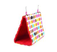 INOOMP Hamac Suspendu pour Perroquets et Petits Oiseaux Nid Chaud et Lit de Sécurisé pour Perruches et Canaris Décoration Intérieure Adaptée Aux Cages et Espaces Élevés