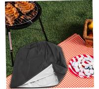 INOOMP Housse Barbecue Imperméable Résistante avec Cordon De Serrage Compatible Grils Verticaux Barbecues Extérieurs Et Foyers Couverture Polyvalente pour Jardin Et Patio