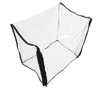 INOOMP Housse de Serrage Mini en PVC Noir Pliable pour Jeunes Plantes et Succulentes, Design Gain de Place, pour Jardinage D'intérieur sur Table
