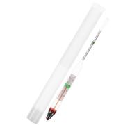 INOOMP Hydromètre de Salinité en Verre pour Aquarium Eau de Mer, Mesureur de Densité 1,060 pour Test Qualité Eau, Outil Professionnel pour Aquariophilie Marine