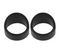 INOOMP Œilletons en Caoutchouc 2pcs pour Microscope Binoculaire Protection Oculaire Souple, Angle Épais 4mm, Faciles à Installer, Adaptés aux Observations en Champ Sombre