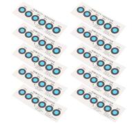 INOOMP Indicateur Humidité 20pcs Carte de Mesure du Niveau d'Humidité en Papier avec Affichage Précis de l'Humidité et Changement de Couleur Activé par l'Eau pour la Maison
