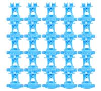 INOOMP Isolateurs de Fils en Polypropylène 50 Pcs Isolation Haute Tension pour Clôture Électrique D’Animaux, Accessoires Solide et Résistants la Pluie pour Système D’Alarme à Impulsions