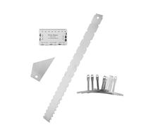 INOOMP Jauge de Cordes de Guitare Multifonction en Métal, Règle de Mesure Précise Hauteur des Cordes pour Guitare Électrique et Acoustique, Outil Léger de Réglage du Manche et Jauge