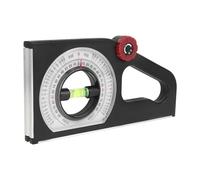 INOOMP Jauge de Pente Magnétique Robuste en Plastique Noir, Légère et Précise pour Mesureur de Pente de Toit, pour Construction et Rénovation Couleur Aléatoire