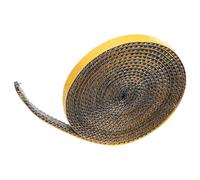 INOOMP Joint d'Étanchéité en Corde Plate pour Poêle à Bois 3Mm X 10Mm X 2M Adhésif Haute Température pour Porte de Chaudière Bois et Doublure Coupe-Feu