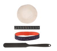 INOOMP Kit Accessoires pour Bocal de Fermentation Comprenant Housse en Tissu, Bande de Date, Thermomètre Adhésif et Spatule en Plastique pour Suivi Précis