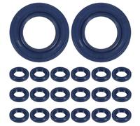 INOOMP Kit de 20 joints de compatibles avec les tronçonneuses MS180, 170, 210, 230 et 250 ; pièces de rechange pour l'entretien, segments racleurs et joints d'étanchéité.