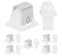 INOOMP Kit de 6 verrous de porte de sèche-linge pour réparation, remplacement de gâche de porte de lave-linge, accessoires d'entretien pour appareils électroménagers 306436 279570