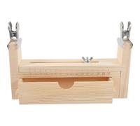 INOOMP Kit de Fabrication de Bracelets DIY Réglable, Cadre en Bois pour Tissage de Lanières et Porte-Bracelets, Outil D’Artisanat Manuel pour Loisirs Créatifs - 2ème Modèle