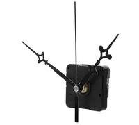 INOOMP Kit de Mécanisme D'horlogerie à Piles, Mécanisme D'horloge à Piles Silencieux à Balayage des Secondes, Plastique Noir, Kit DIY Matériel