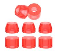 INOOMP Kit de Protections Antichoc en PU Rouge pour Skateboard Coussinets de Rechange, Amélioration Stabilité et Adaptés pour Skateparks et Rues, 2 Sets Inclus