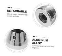 INOOMP Kit de Soupapes Alliage Aluminium pour Autocuiseur Soupape de Sécurité Valve Air Filtre Bouchage et Clip Compatible Cocottes Aluminium Facile à Installer