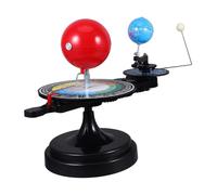 INOOMP Kit Pédagogique Système Solaire Pour Garçon Et Filles Maquette Réaliste Soleil-terre-lune, Globe Terrestre Rotatif Et Modèle D'astronomie Interactif Pour Apprentissage Scolaire