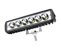 INOOMP Lampe de Travail LED 18w 6 Pouces Étanche Ip67 Lumière LED pour Voiture 12v-24v Barre Lumineuse Unidirectionnelle pour Suv Camion Route Phare de Travail Solide et Puissant