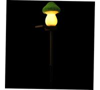 INOOMP Lampe Solaire Jardin Champignon Étanche LED Décorative Piquet Extérieur Énergie Solaire Automatique Pelouse Ambiance