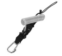 INOOMP Lanière de Plongée Spirale Anti-perte avec Boucle Acier Inoxydable à Dégagement Rapide Corde de Sécurité Extensible pour Caméra et Outils Sous-marins