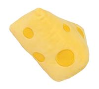 INOOMP l'herbe à Chat et Attire en Peluche Forme Fromage Jaune Favorise l'exercice pour Chat Lors Interactif Quotidien