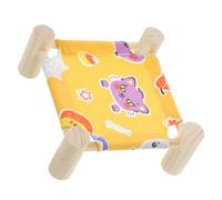 INOOMP Lit pour Cobaye Ventilé Hamac Intérieur pour Petit Rongeur Nid Confortable et Sécurisé pour Cochon Accessoire pour Animaux de Compagnie