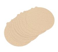 INOOMP Lot de 10 Feuilles Abrasives Rondes Auto-adhésives 150 Mm Grain 180, Papier de Verre à Poncer pour Bois et Métaux, Compatibles Ponceuse Orbitale 6 Pouces, Polissage