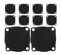 INOOMP Lot de 10 Joints de Pressostat Automatique et Coussinets en Caoutchouc Noir pour Compresseur à Air, Étanchéité Fiable, Résistance Haute Pression, Réparation Rapide, Accessoires